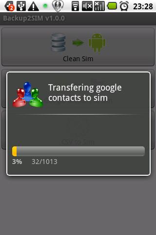 Backup2Sim Android Tools