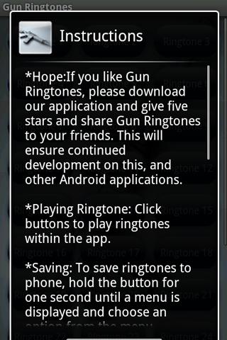 Gun Ringtones Android Music & Audio