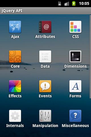 jQuery API Android Books & Reference