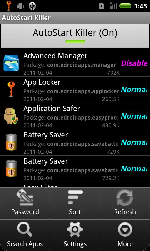 AutoStart Killer Android Tools