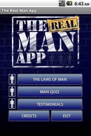 The Real Man App Android Entertainment