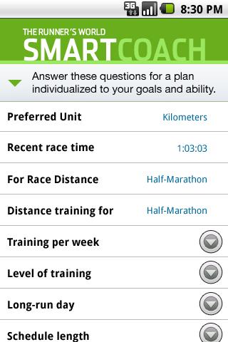 Runner's World SmartCoach Android Health & Fitness