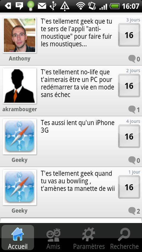 Insultes De Geek Android Social