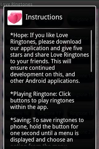 Love Ringtones Android Music & Audio