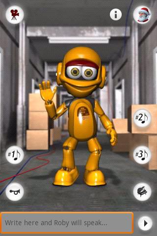 Talking Roby the Robot Android Entertainment