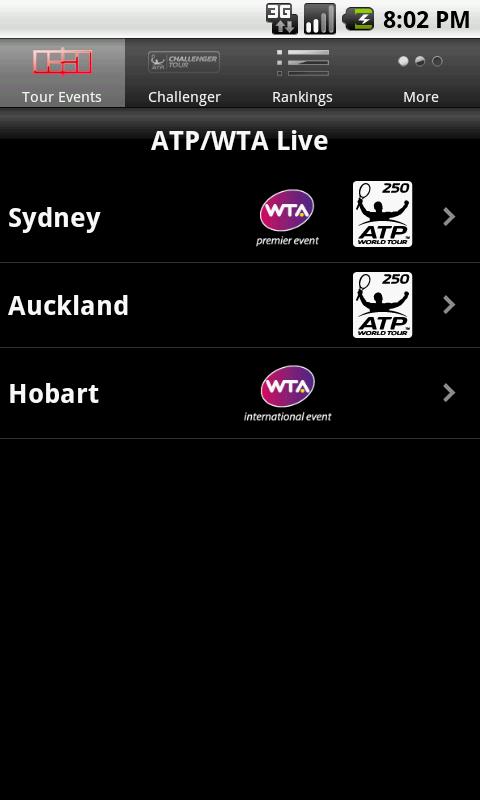 ATP/WTA Live Android Sports