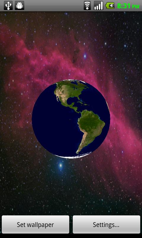 3D Planet Toss Free Android Personalization