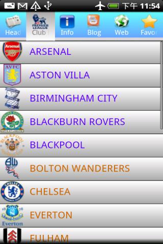 Premier League football NEWS Android Sports
