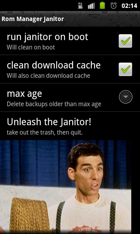 Rom Manager Janitor Android Tools