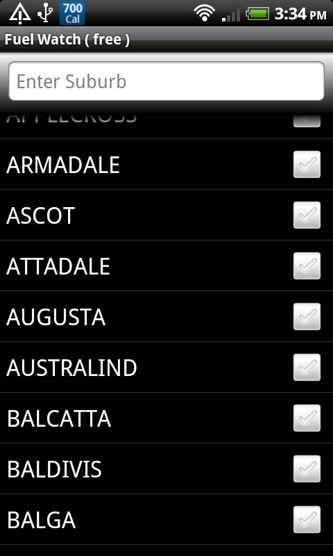 Fuel Watch WESTERN AUSTRALIA Android Shopping