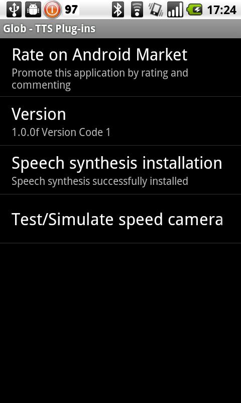 Glob – TTS plugin Android Transportation