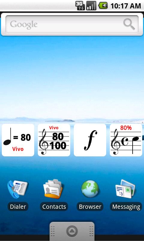 Musical Battery Widget Android Productivity