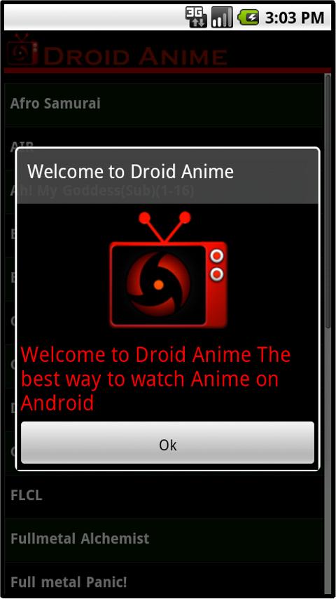 Droid Anime Android Media & Video
