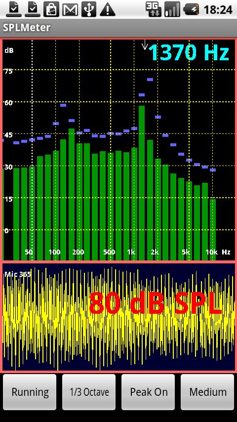 SPL and Spectrum Analyser Android Media & Video