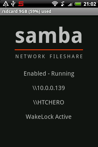 Samba Filesharing