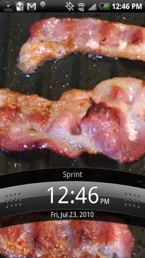 Bacon Live Wallpaper Android Personalization