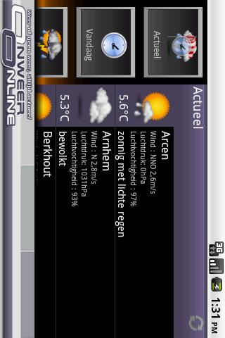 OnweerOnline Android Weather