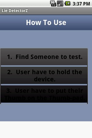 Lie Detector Classic Android Lifestyle