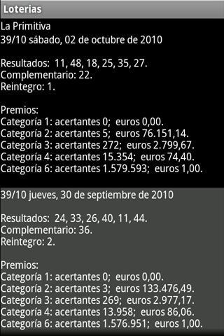 Loterías Android News & Magazines