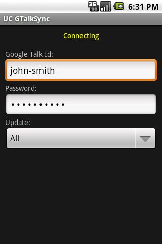 UC GTalkSync Android Communication