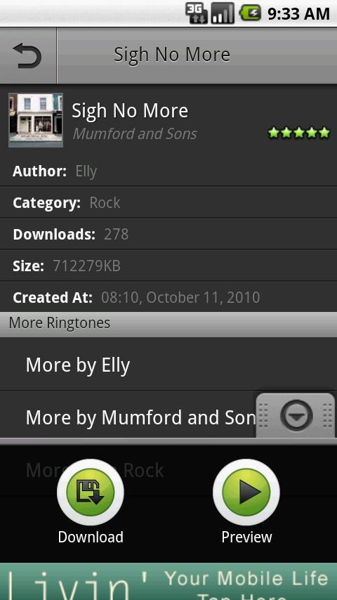 Mumford & Sons Ringtone Android Entertainment