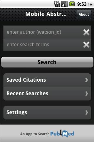 Mobile Abstracts-Search PubMed Android Reference