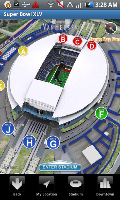 Super Bowl XLV Android Sports