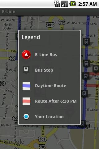 R-Line Bus Locator Android Travel & Local