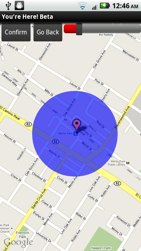 You’re Here! Beta Android Transportation