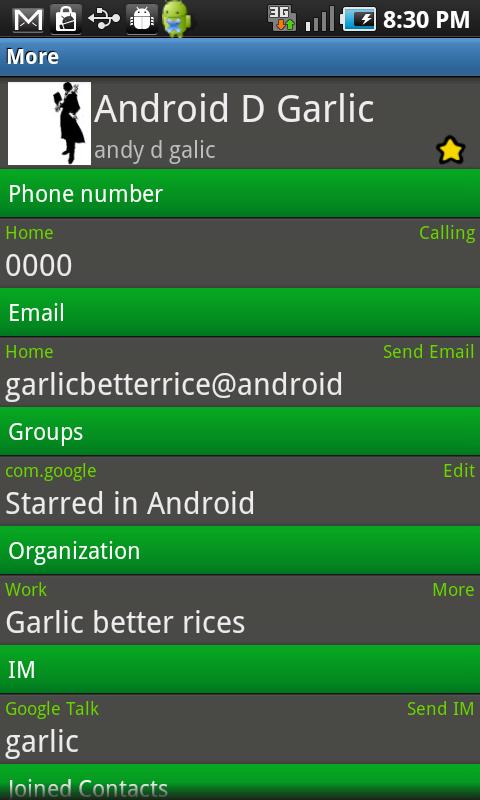 GarlicContacts Android Tools