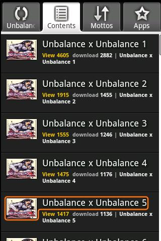 Unbalance x Unbalance Android Comics