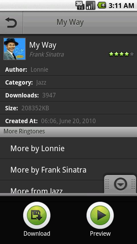 Frank Sinatra Ringtone Android Entertainment