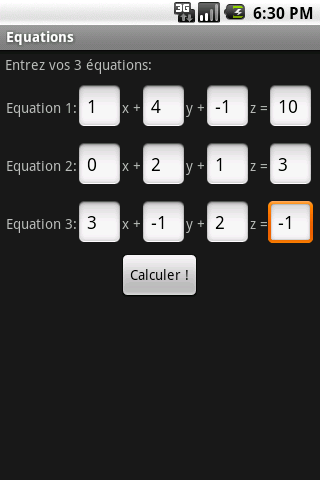 Equations Android Tools