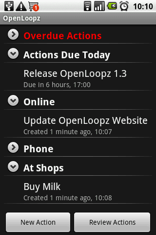 OpenLoopz Pro Android Productivity