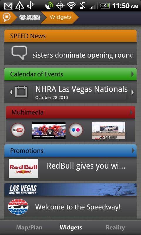 Las Vegas Motor Speedway App