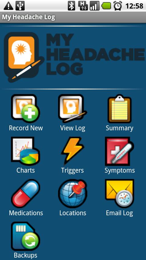 My Headache Log Android Health & Fitness