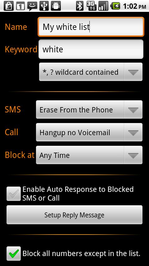 Profile Call Blocker (Trial) Android Tools
