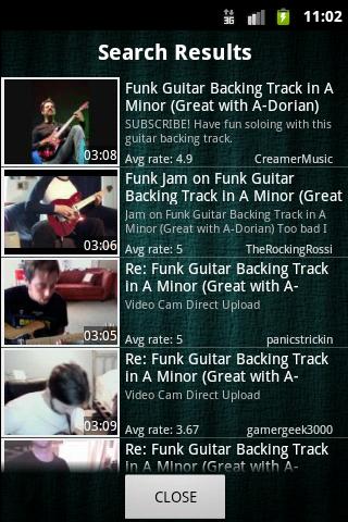 Guitar Backing Tracks Android Media & Video