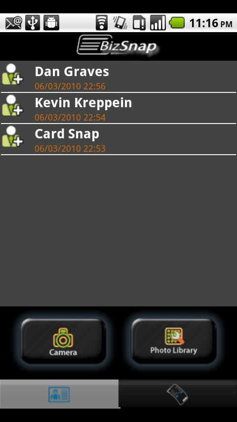 Business Card/Receipt Scanner Android Productivity