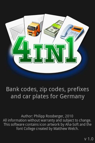 4in1 Free – Prefix, Zip, Bank Android Books & Reference