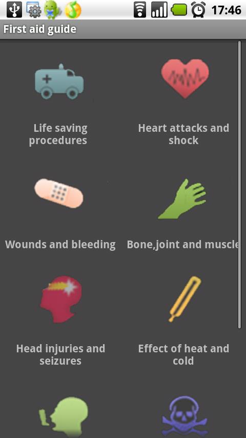 First aid guide Android Medical