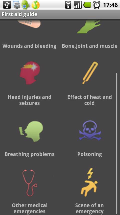 First aid guide Android Medical