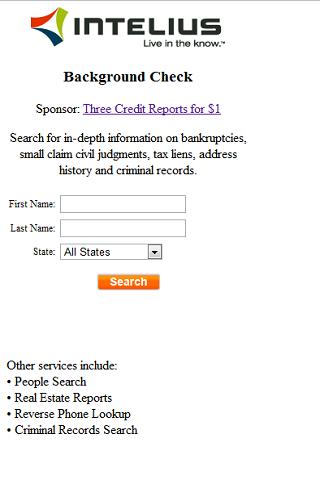 Background Check People Search