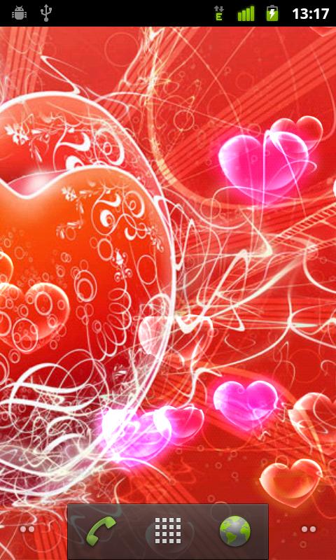 Valentine Heart Live Wallpaper Android Personalization