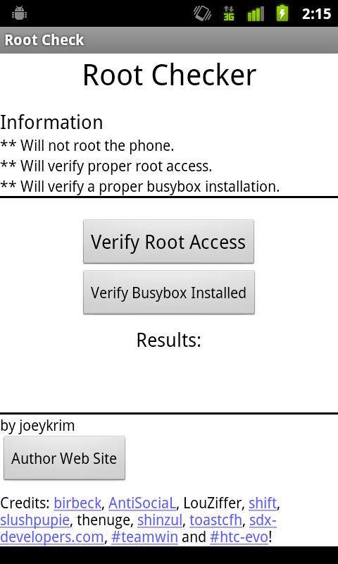 Root Checker Android Tools