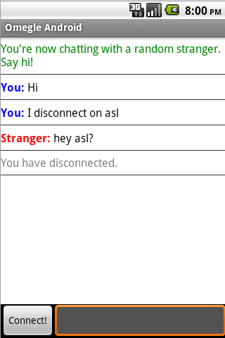 Omegle Android Android Communication