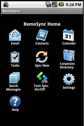 RemoSync -Exchange ActiveSync Android Productivity