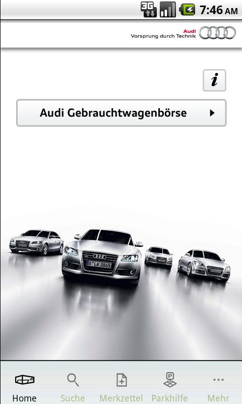 Audi Fahrzeugbörse Android Lifestyle