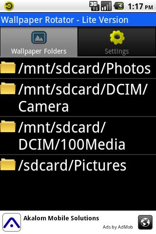 Wallpaper Rotator Lite Android Personalization