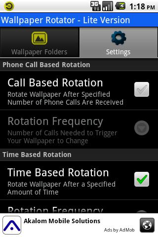 Wallpaper Rotator Lite Android Personalization